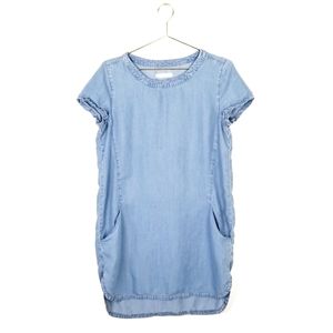 {Mango} Chambray T-Shirt Dress